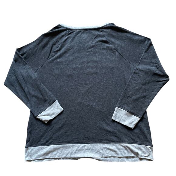 Style & Co Womens Holiday Loungewear Peace Jeweled XL Top - Picture 4 of 5